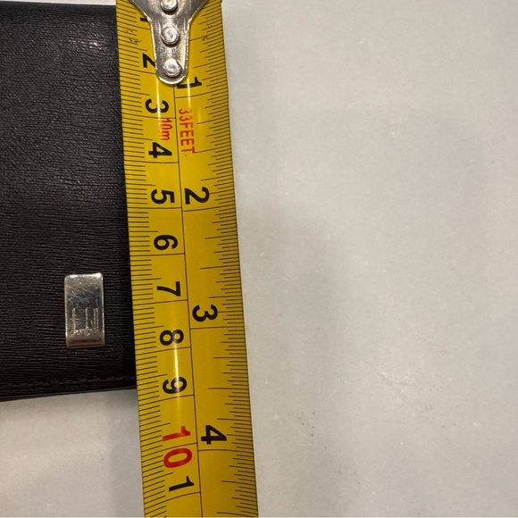 dunhill Black Leather Men's / Women’s Bi-Fold Long Wallet - Picture 13 of 15
